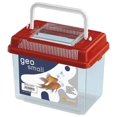 Пластиковая переноска-террариум для рыб и грызунов GEO Small (с крышкой)l, 1л