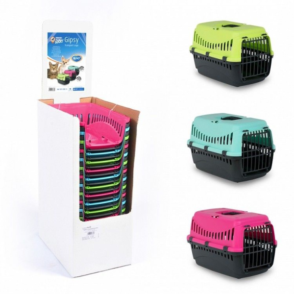 DUVO+ Переноска для животных до 5кг "Gipsy", в ассортименте, 48х32х31см (Бельгия)