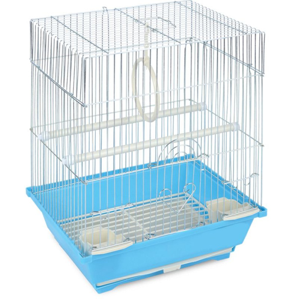 клетка квадратная маленькая с аксессуарами