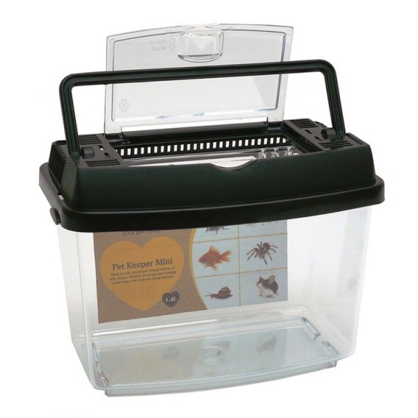 Rosewood Переноска пластиковая для мелких животных Pet Keeper Mini, в ассортименте, 1,4л, 18x11.5x13