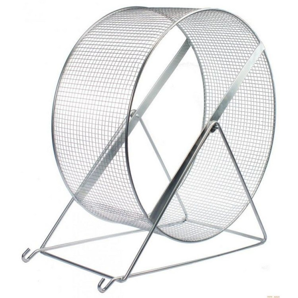 № 1 Колесо для грызунов 35 см диаметр, (сетка), металлическое