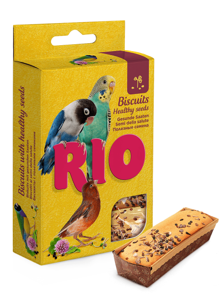 Rio бисквиты для птиц с полезнами семенами 5*7 г